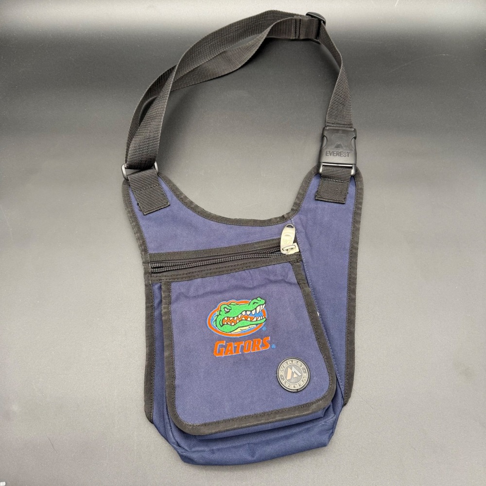 VTG Y2K Florida Gators Everest Utility Sling Bag blue Crossbody I